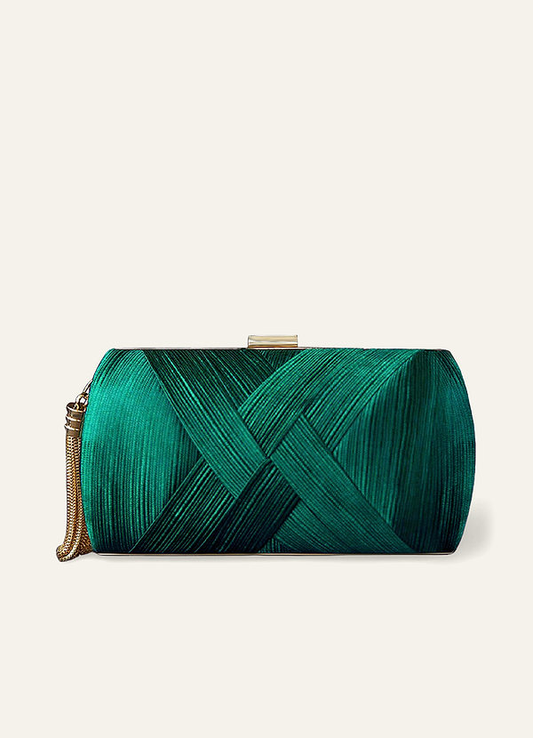 front Prachtige clutch met kwastjes