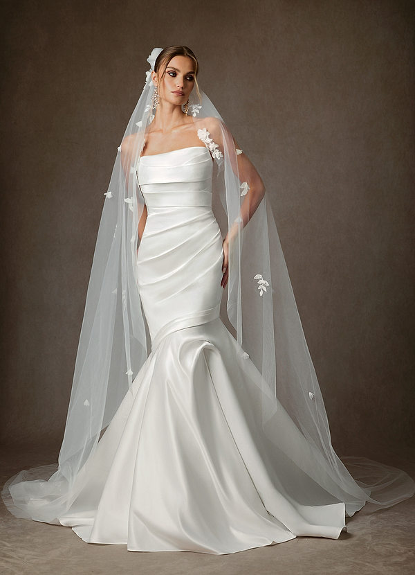 front Welon kaplicowy 3D z motywem kwiatowym The Garden Tiers