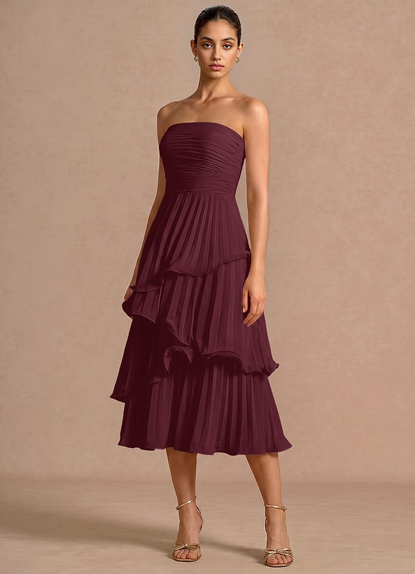 Hartley Wine Midi Dress image1