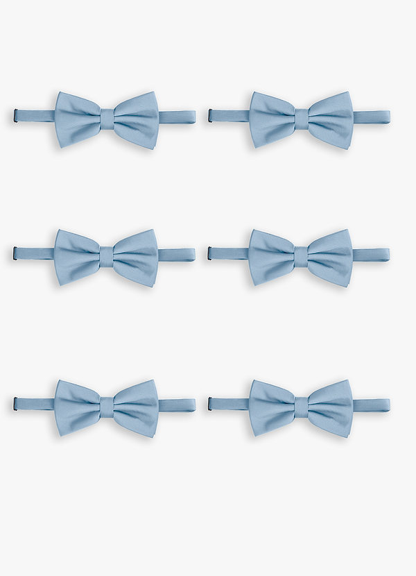 front Nœud papillon extensible en satin ajustable – Ensemble de 6 pièces