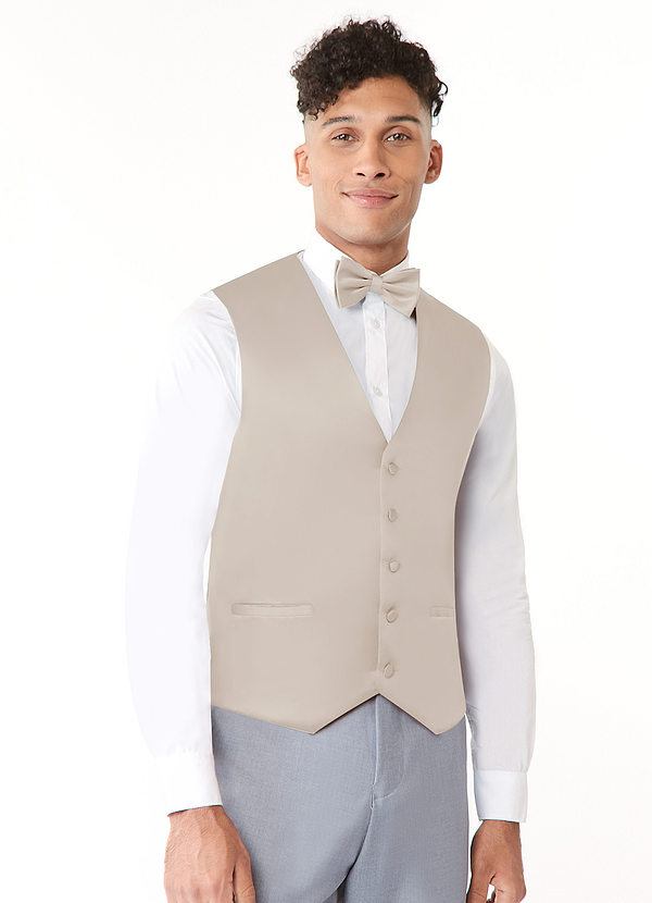 front Gilet en satin extensible