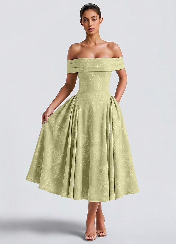 Miranda Celadon Midi Dress image1