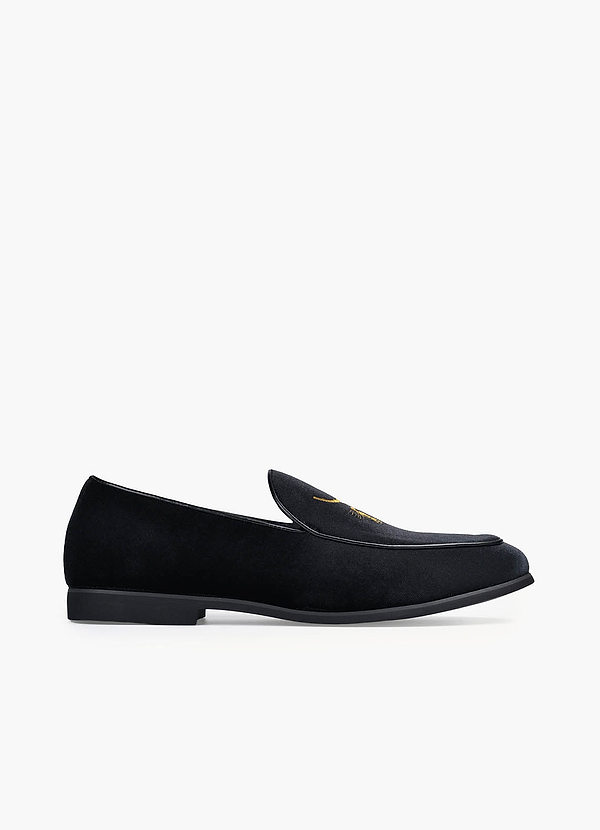 Herren-Slipper mit Samtstickerei front