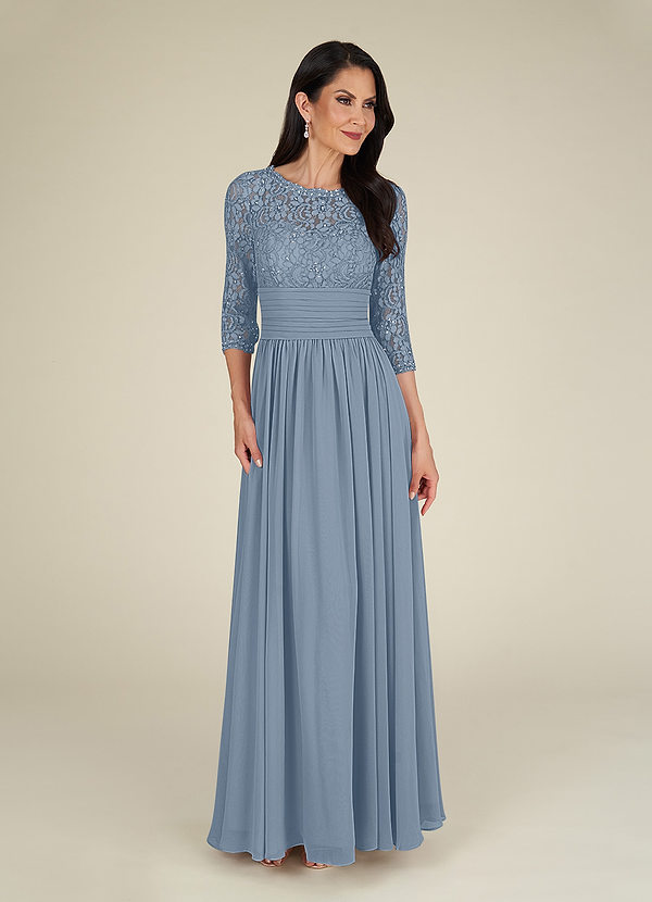 Dusty Blue Azazie Olga Mother of the Bride Dress Mother of the Bride ...