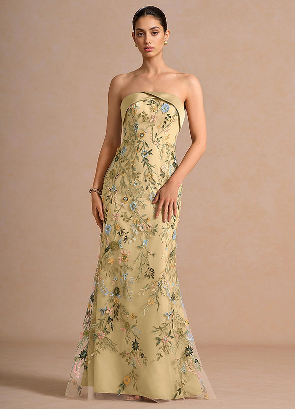 Beabea Lemon Multi Maxi Dress image1