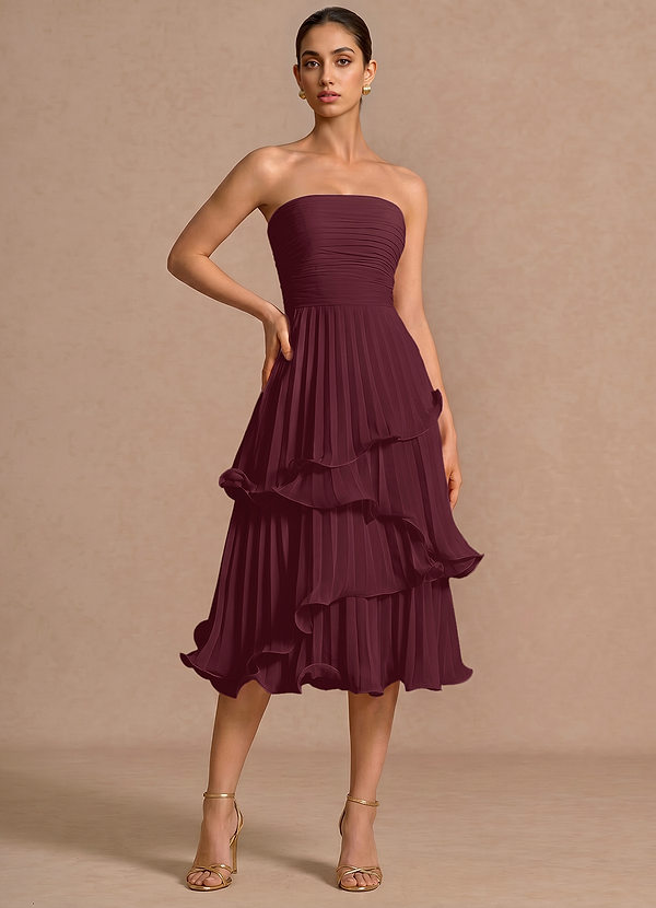 Hartley Wine Midi Dress image1