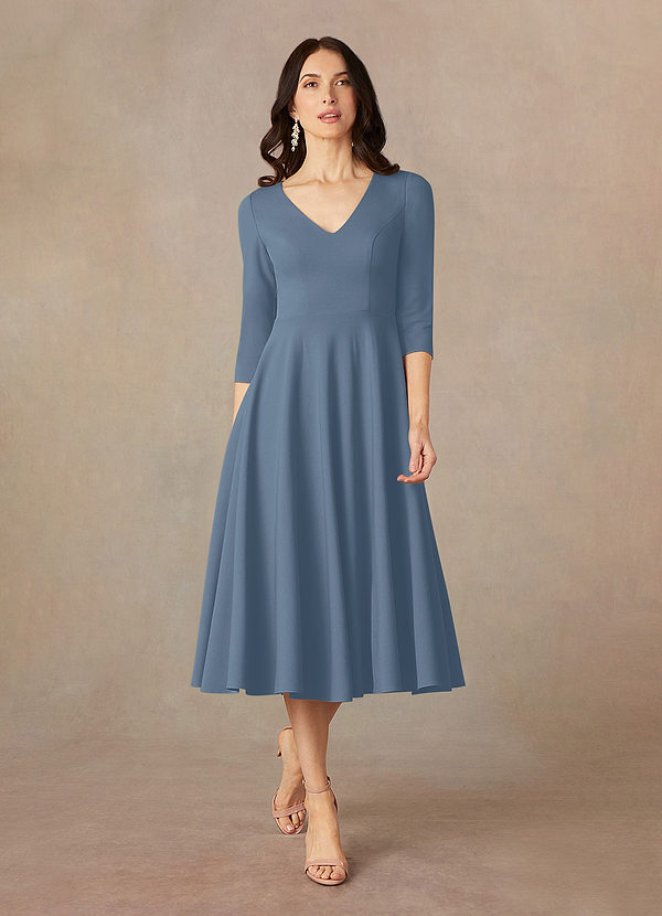 Azazie Nassif Mother of the Bride Dresses Twilight A-Line Stretch Crepe Dress image1