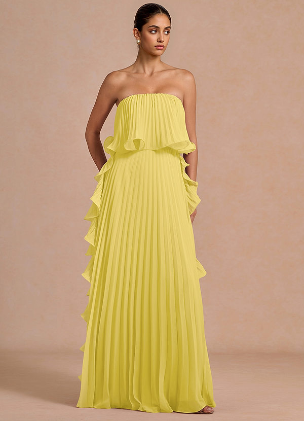 Hanalei Pastel Yellow Maxi Dress image1