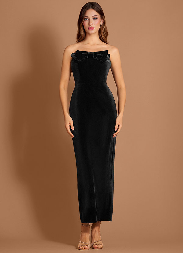 Vestido Negro Largo Gemma image1