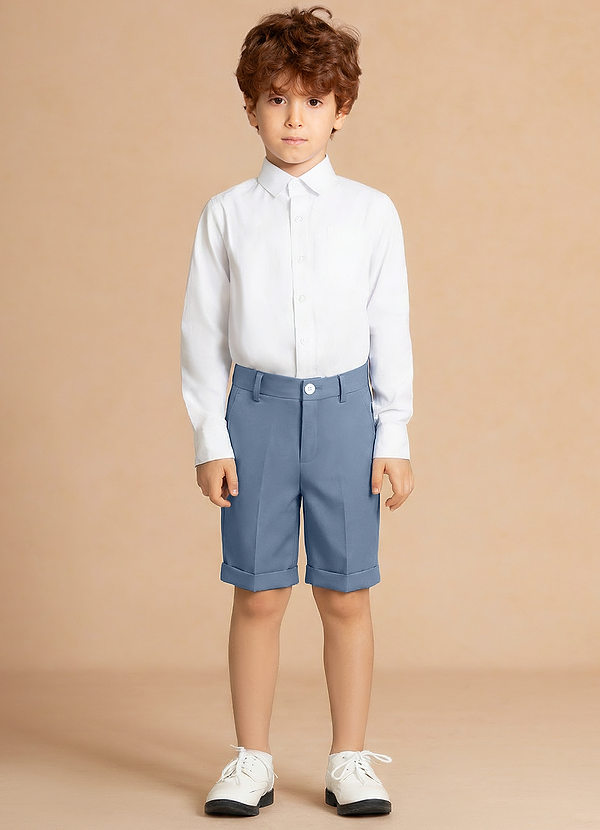 front Finn Dusty Blue Boy Shorts