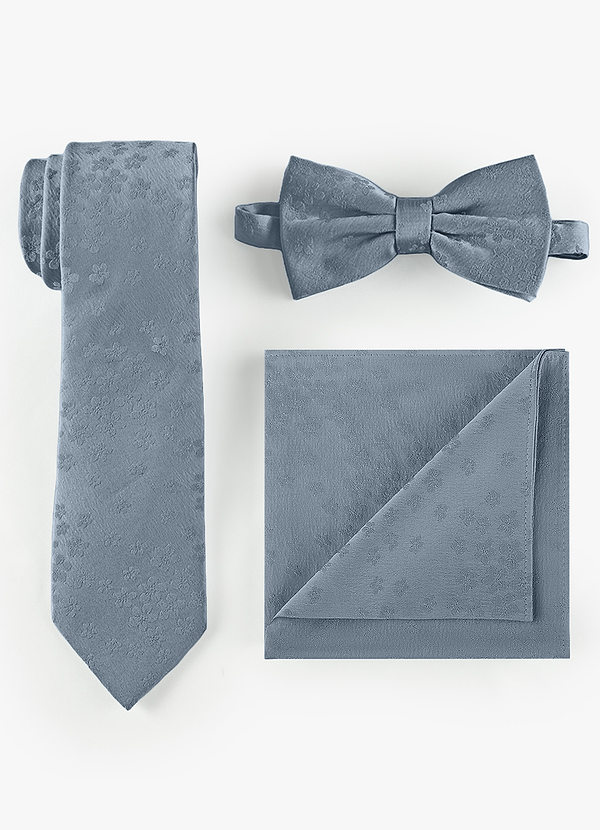front Jacquard Skinny Tie & Strik & Pochet Set