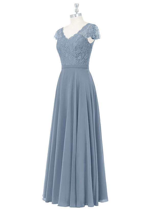 azazie dusty blue bridesmaid dresses