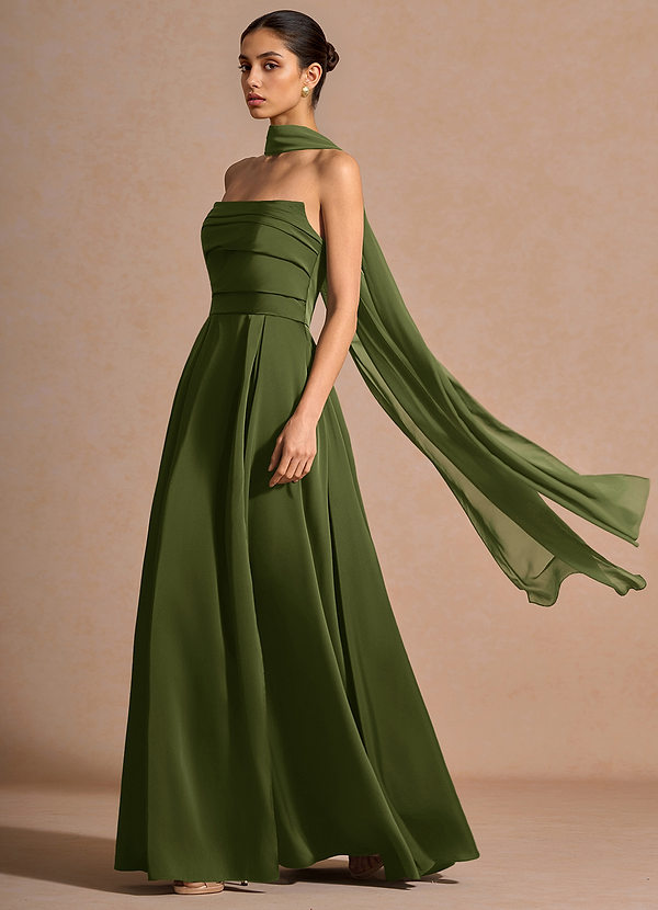 Kleid Heidi Olivgrün image1