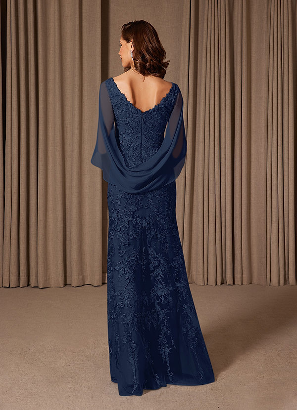 back Azazie Ferris Mother of the Bride Dress