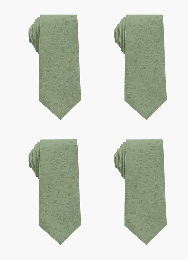 front Jacquard-Krawatten-Set (schmal) – 4-teilig