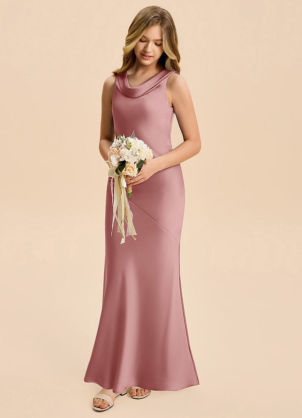 Azazie Rylina Junior Klä av Sjöjungfru i Stretch Satin image1