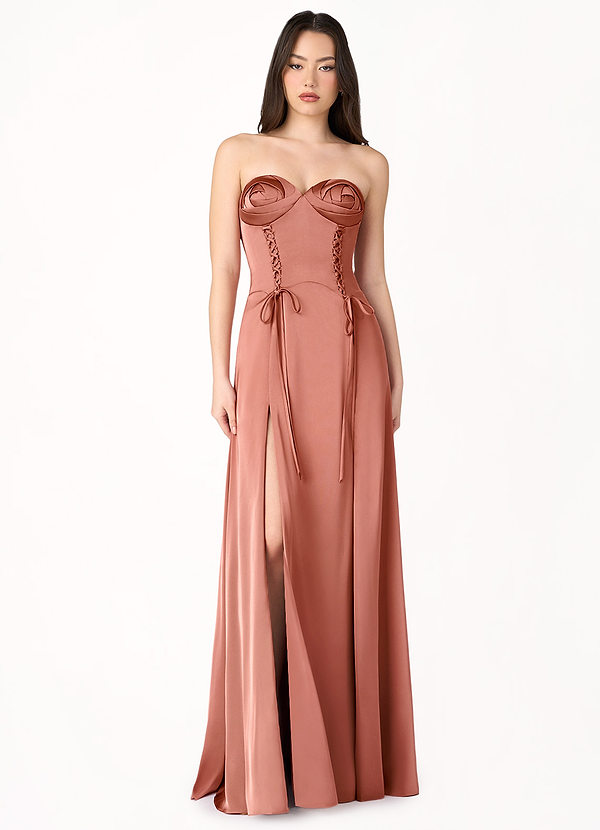 Willow Copper Lace Up Gown image1