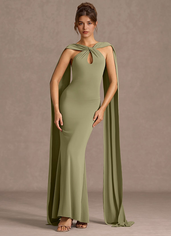 Quenelle Bean Green Maxi Dress image1