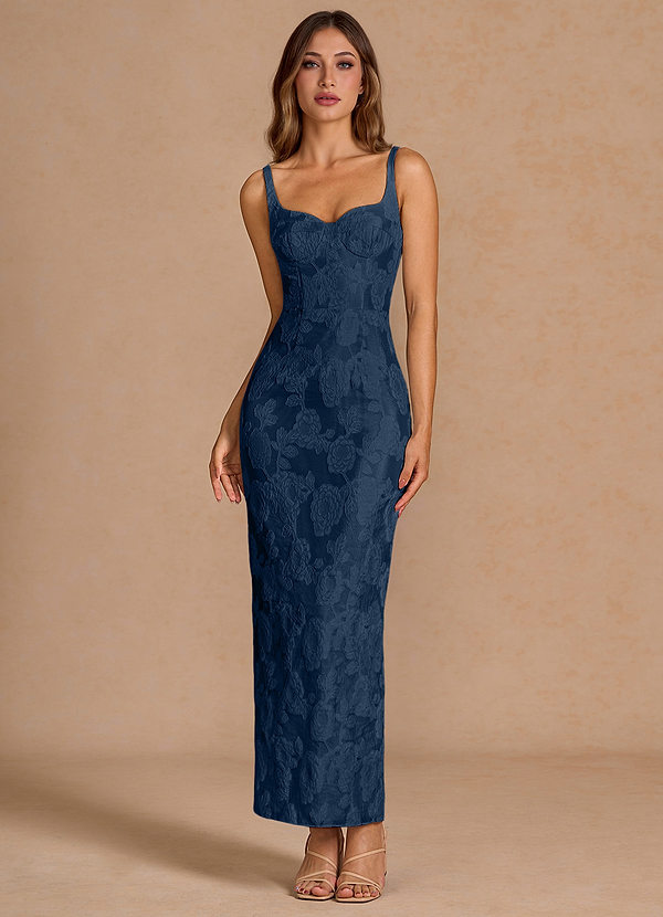 Odette Dark Navy Maxi Dress image1