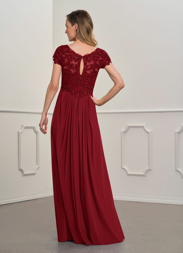 burgundy gown macys