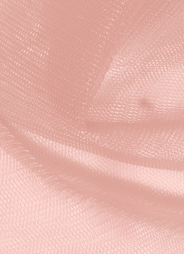 front Azazie Rosette Tulle Fabric By the Yard