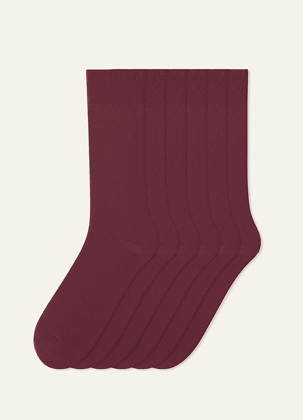front Azazie Chaussettes montantes assorties pour demoiselles d'honneur (lot de 6 paires)
