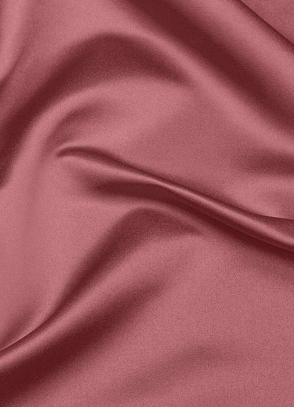 front Azazie Amethyst Matte Satin-Stoff-Meterware