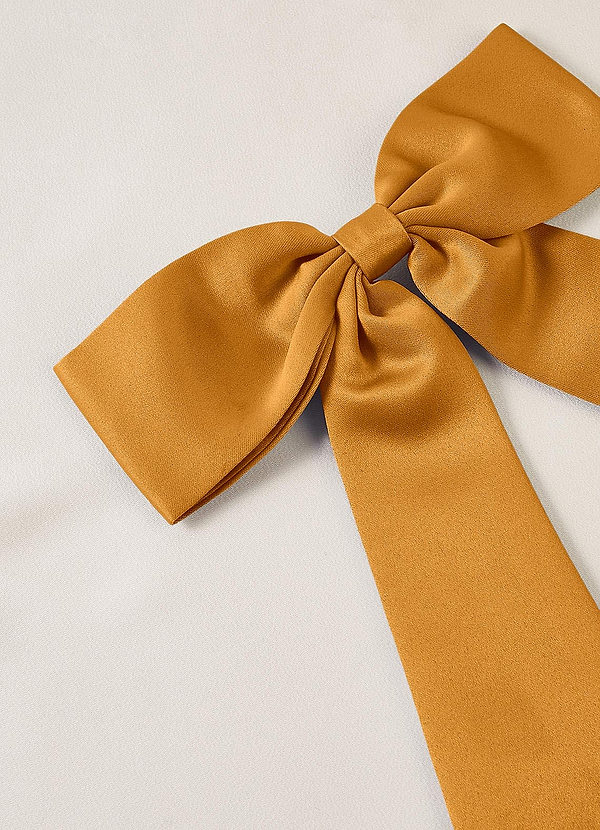 front Matching Color Bow Hair Clip