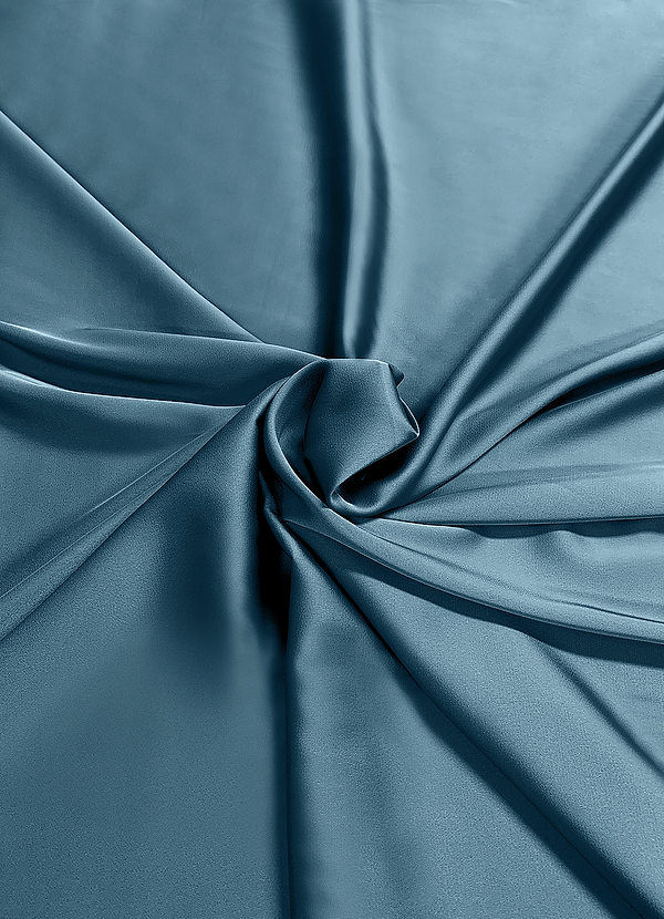front Azazie Bermuda Stretch Satin Fabric By the Yard