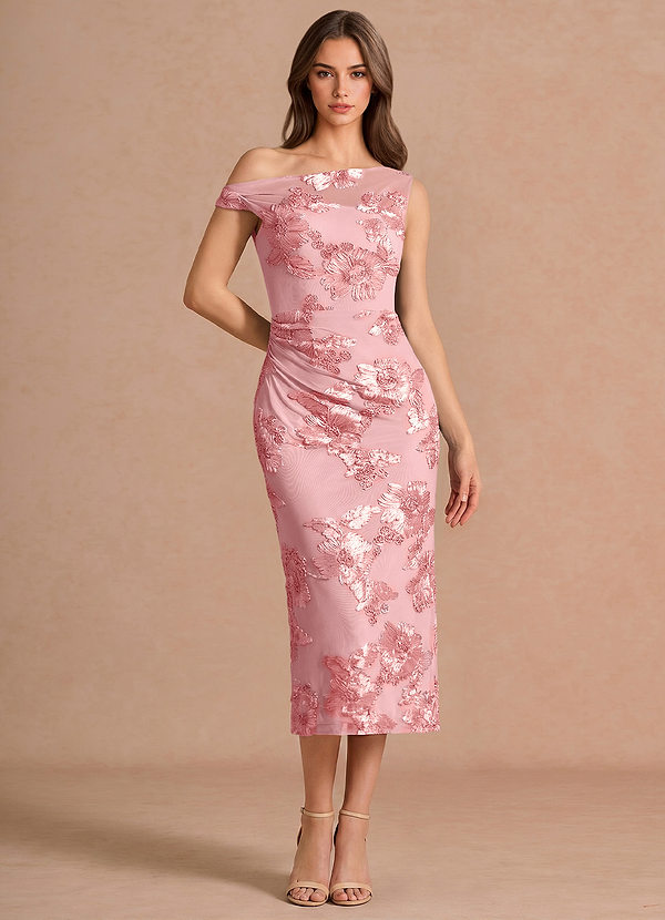 Melian Pink Midi Dress image1