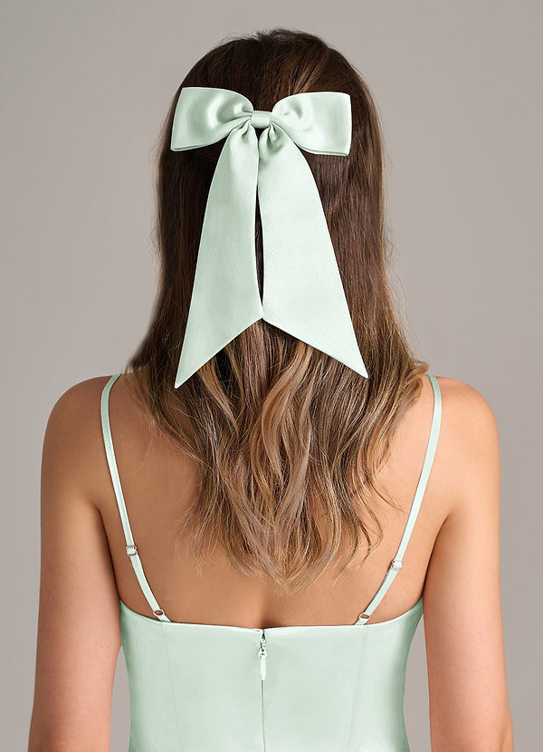 front Matching Color Bow Hair Clip Set