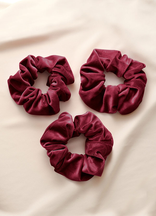 front Bridesmaid Velvet Scrunchies
