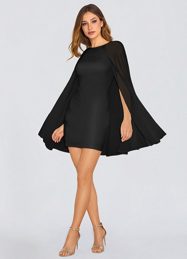 Hana Black Mini Dress image1