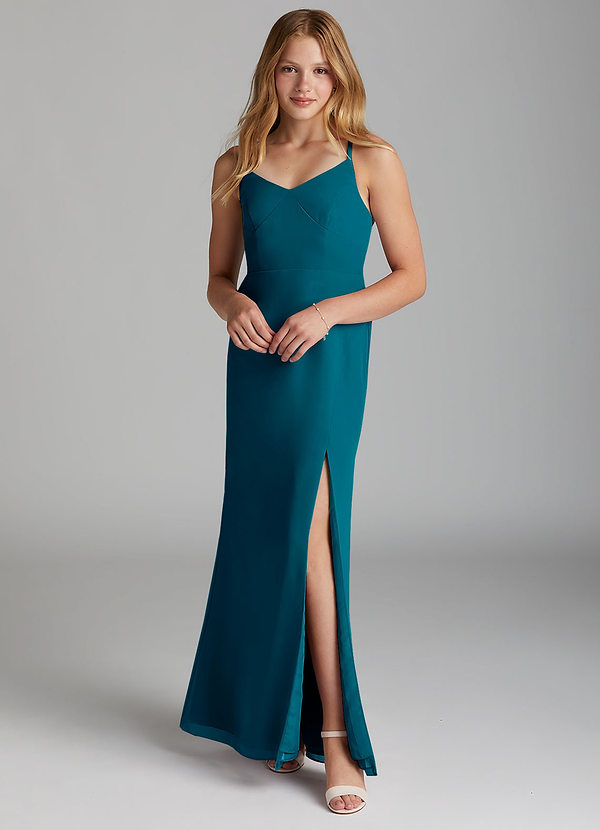 Becca Junior Mermaid Chiffon Dress