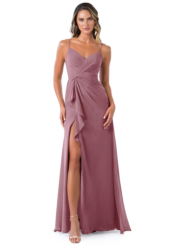 dusty mauve bridesmaid dresses