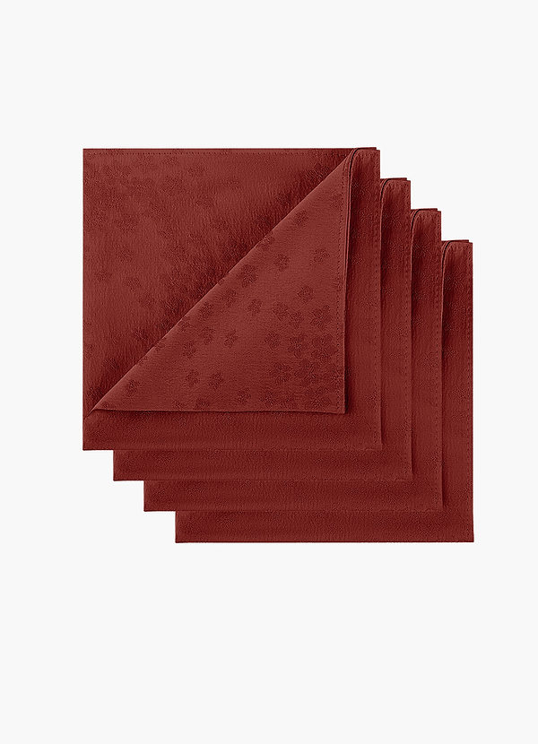 front Juego de pañuelos de bolsillo jacquard – 4 piezas