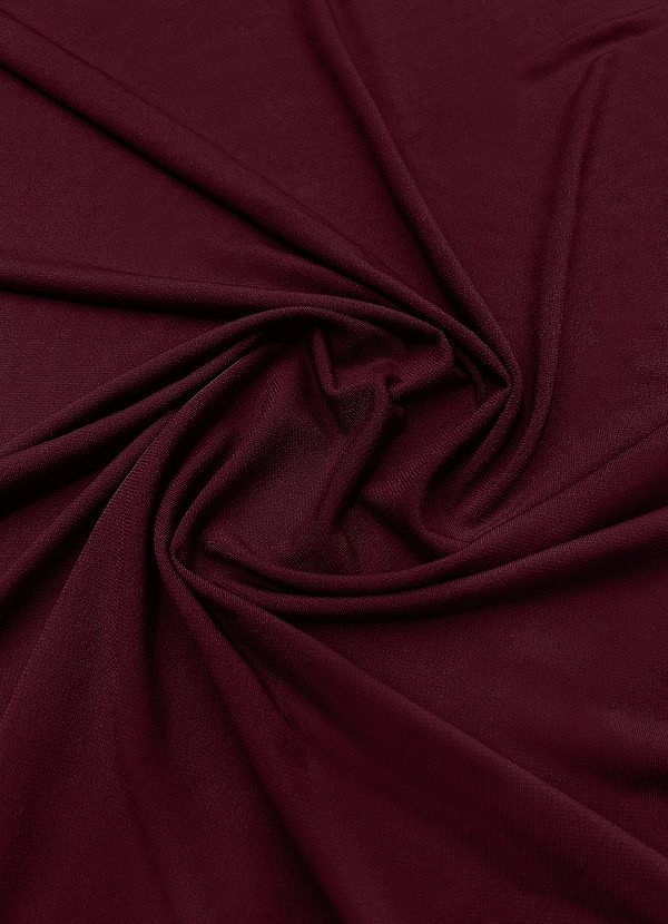 front Azazie Cabernetrot Luxe Strickstoff Meterware