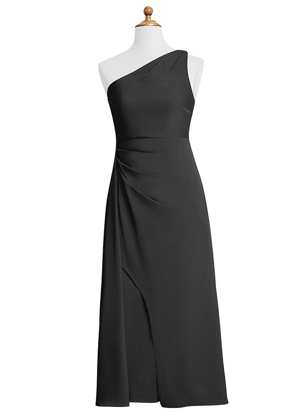 Vestidos De Dama De Honor Junior De Tul Con Parte Superior De Satén Negro