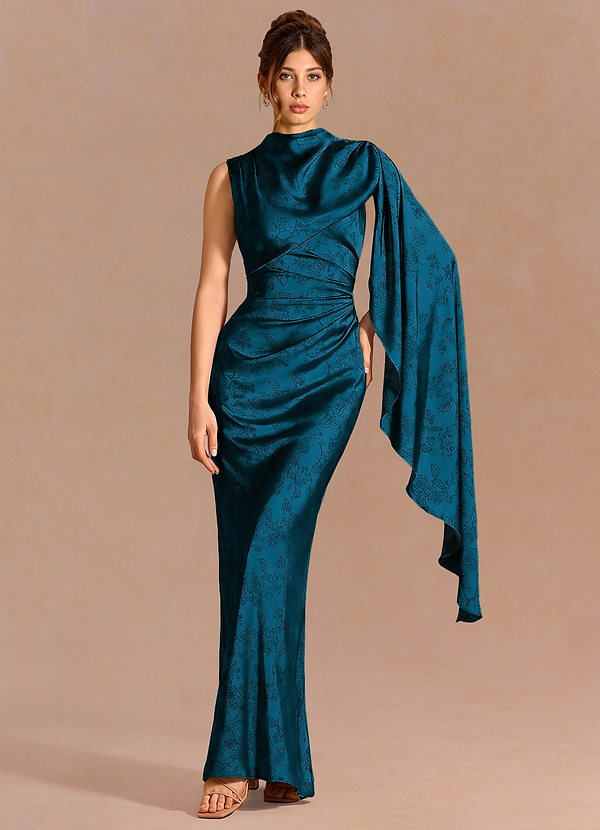 Chesney Navy Black Maxi Dress image1