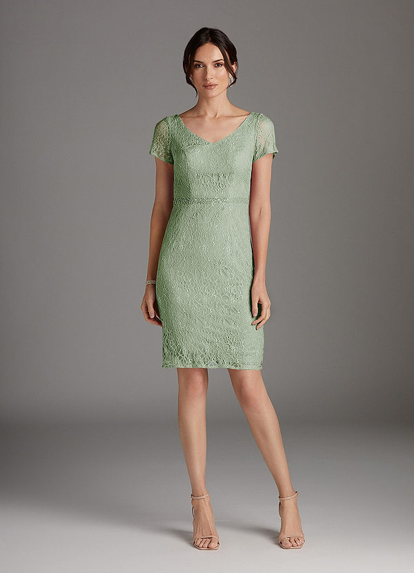 LACIE DRESS DUSTY MAHOGANY