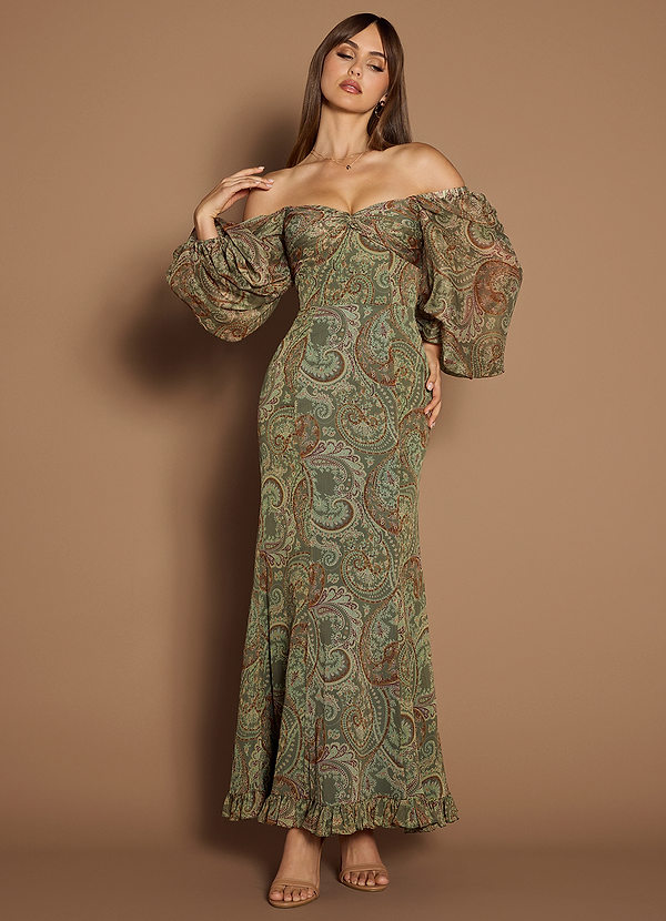 Rina Sage Paisley Maxi Dress image1