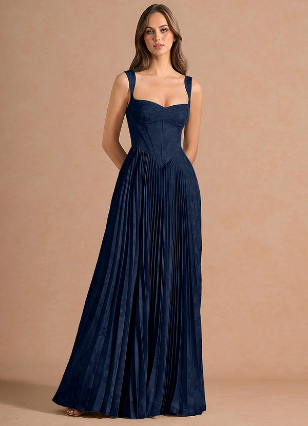 Robe Longue Marine Lethira image1