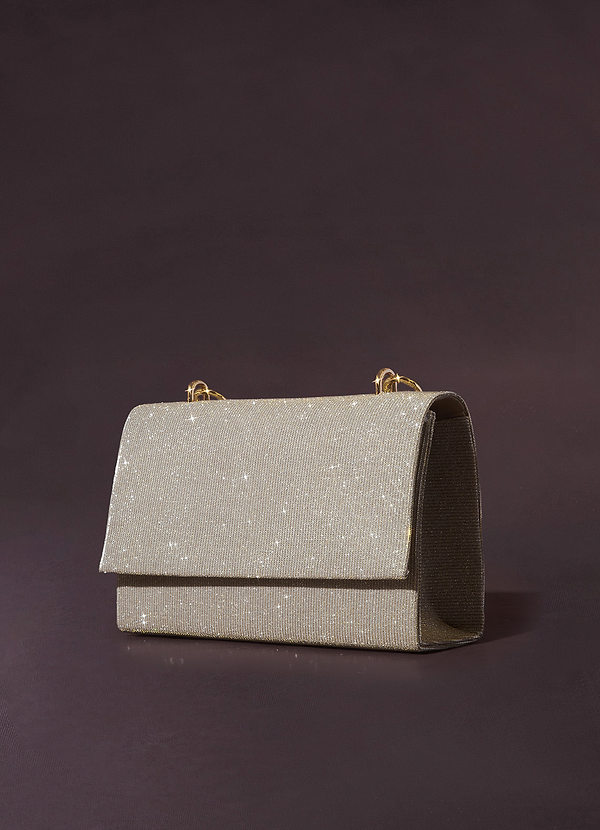 back Tote Glitter Evening Handbag