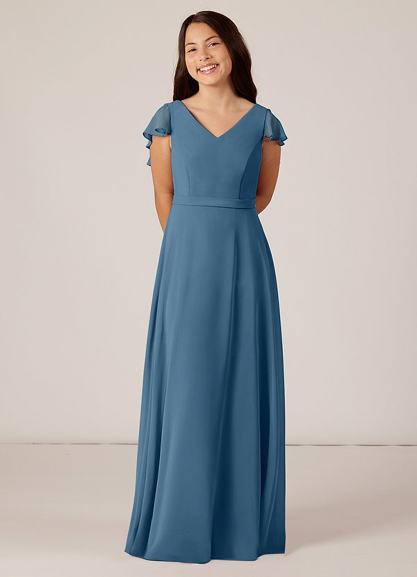 Bermuda Azazie Agora Junior Bridesmaid Dresses | Azazie