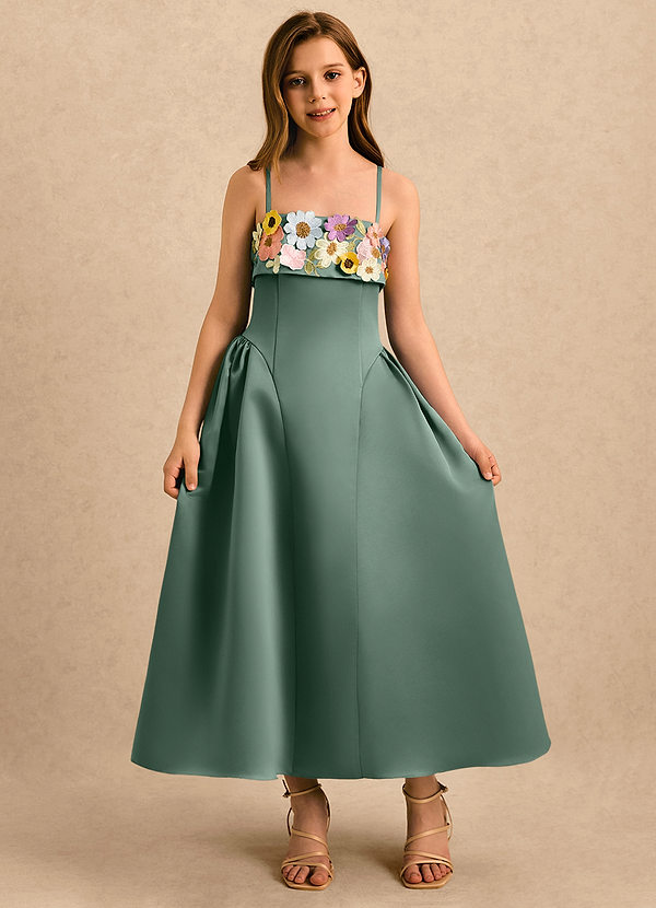 Azazie Gianna Girls Formal Sukienki dla dziewczynek sypiących kwiaty  image1