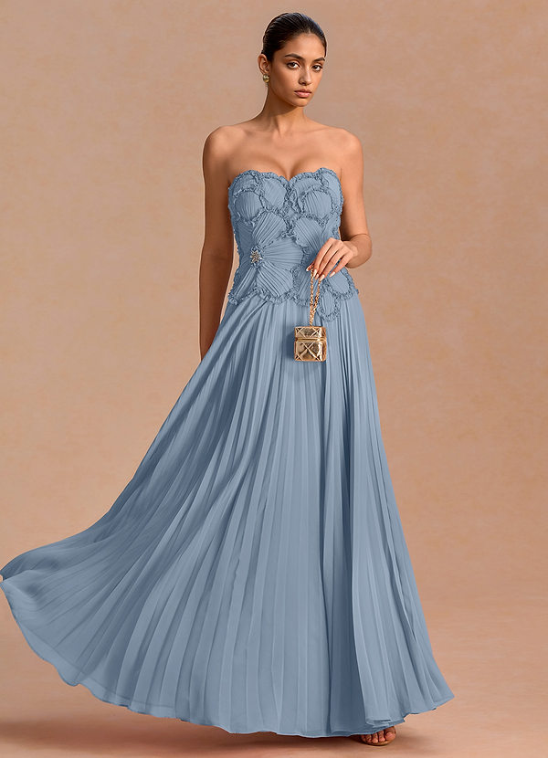 Maxi jurk Joleigh Stoffig Blauw image1