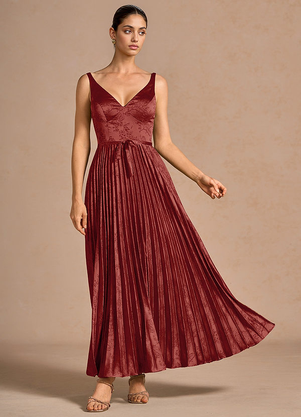 Robe Maxi Rouge Orange Hedda image1