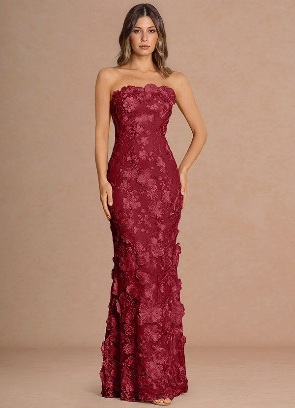 Della Merlot Maxi Dress image1
