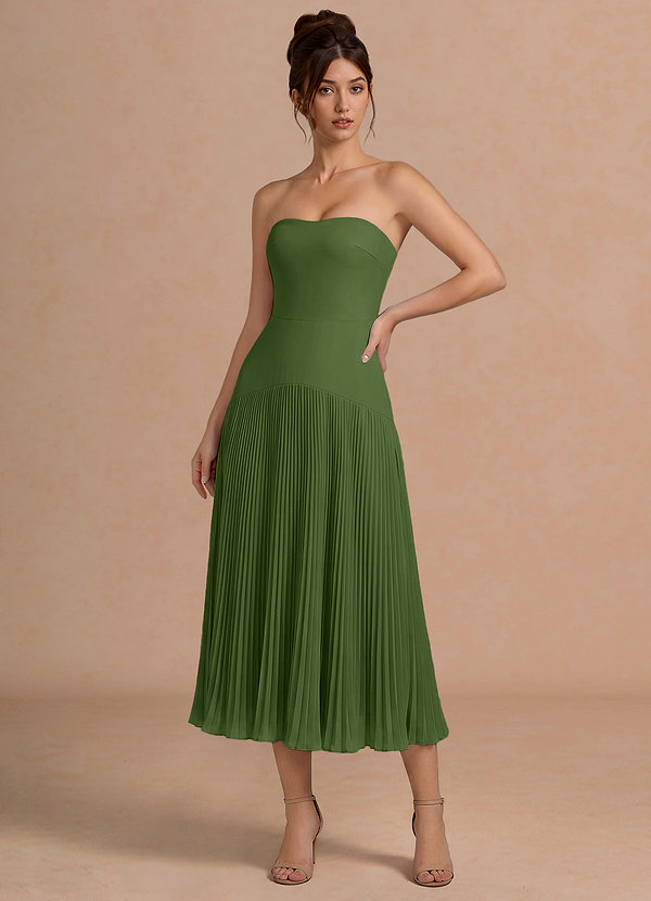 Kleid Yuliana Olivgrün image1