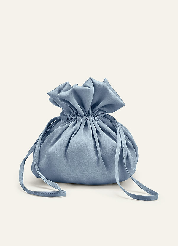 front Sac à main à cordon en satin assorti